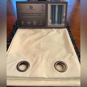 CRESTHILL White Curtain w/Grommet (1 Panel)